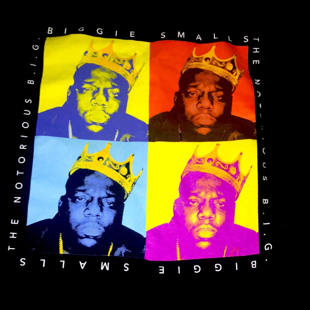 💿📀 NOTORIOUS B.I.G 🎙 BIGGIE SMALLS T-SHIRT Mens Size L📀💿